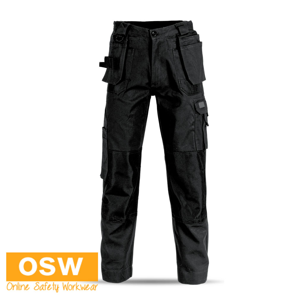 black tradie work pants